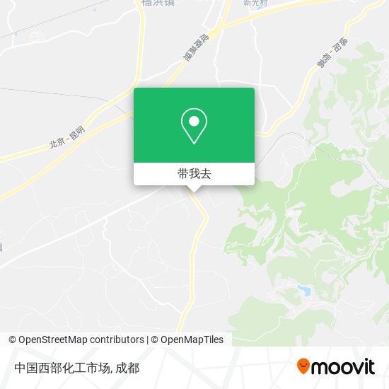 中国西部化工市场地图
