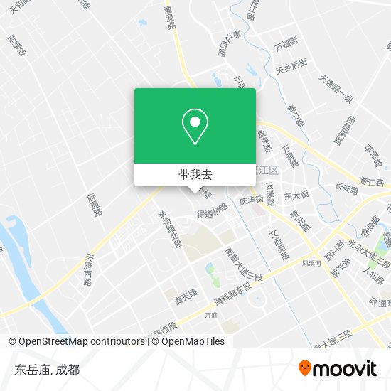 东岳庙地图