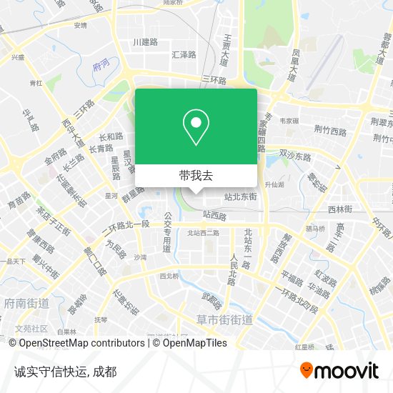 诚实守信快运地图