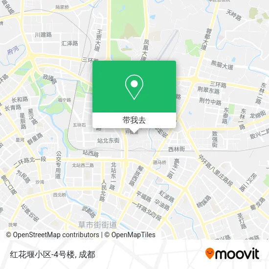 红花堰小区-4号楼地图