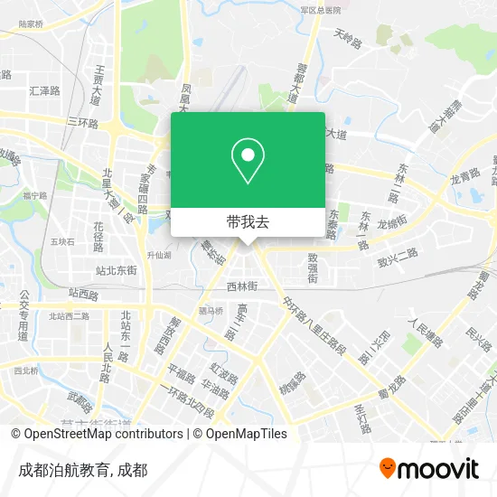 成都泊航教育地图