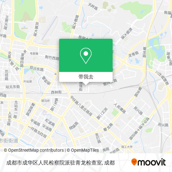成都市成华区人民检察院派驻青龙检查室地图