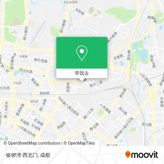 银锣湾-西北门地图