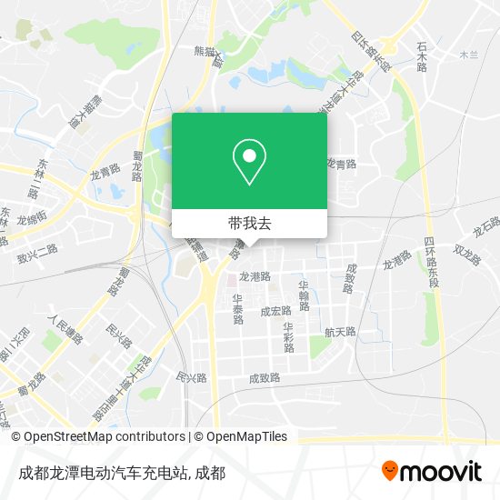 成都龙潭电动汽车充电站地图