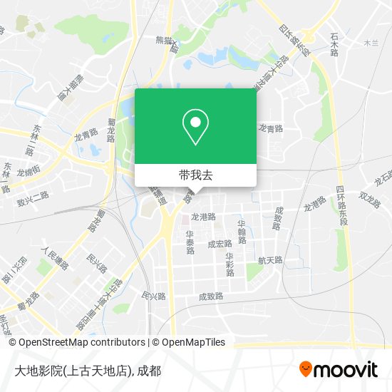 大地影院(上古天地店)地图