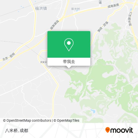 八米桥地图