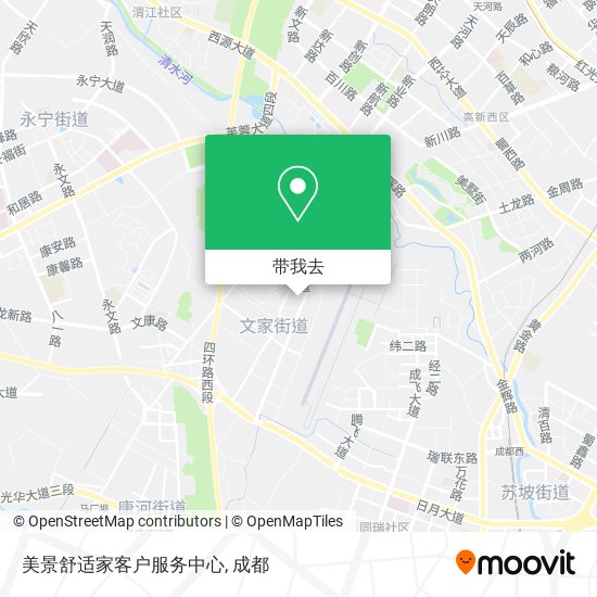 美景舒适家客户服务中心地图