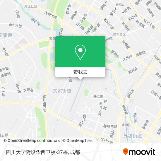 四川大学附设华西卫校-37栋地图