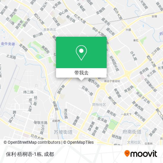 保利·梧桐语-1栋地图