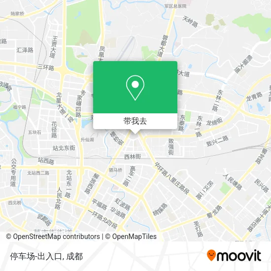 停车场-出入口地图