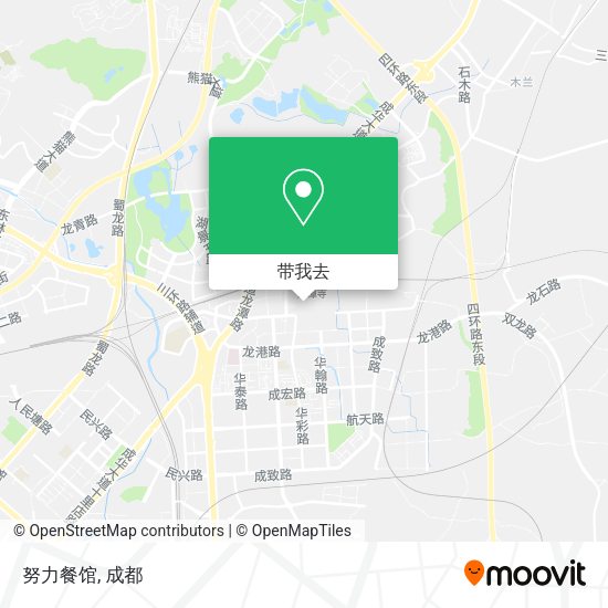 努力餐馆地图