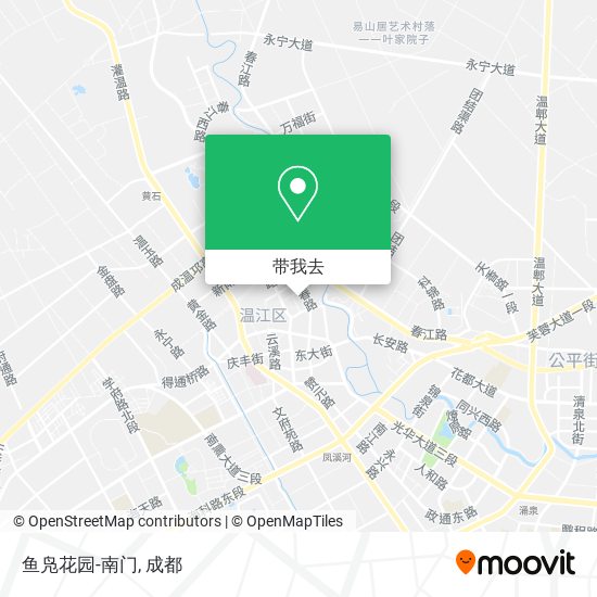鱼凫花园-南门地图