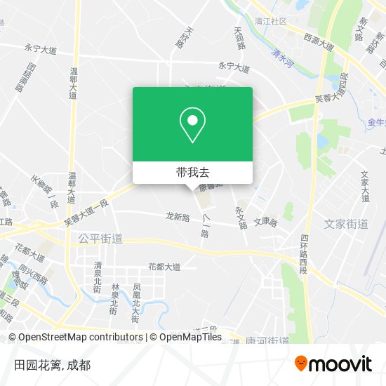 田园花篱地图