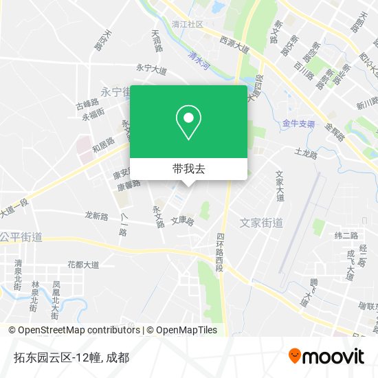 拓东园云区-12幢地图