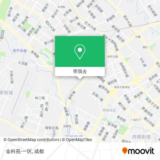 金科苑-一区地图