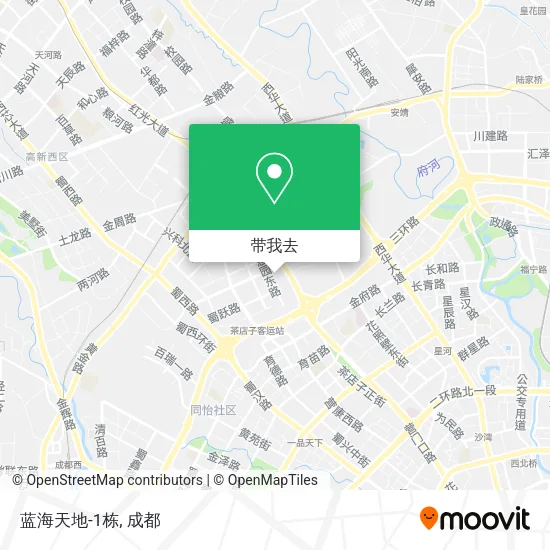 蓝海天地-1栋地图