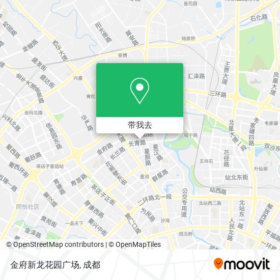 金府新龙花园广场地图