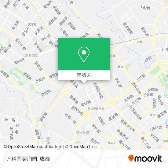 万科国宾润园地图