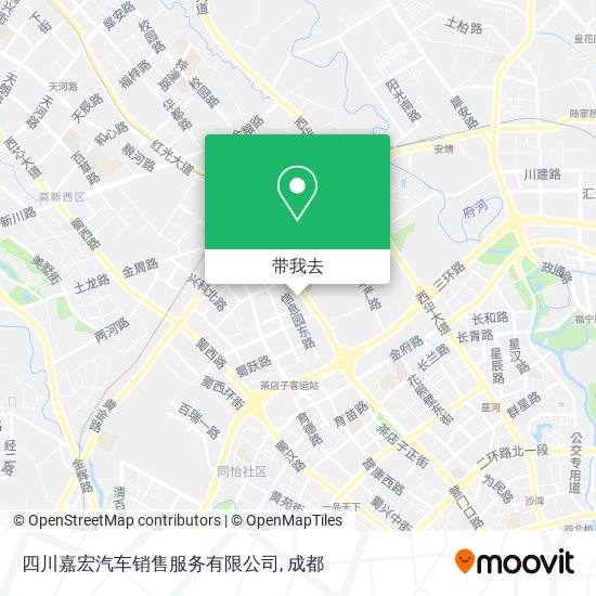 四川嘉宏汽车销售服务有限公司地图