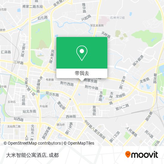 大米智能公寓酒店地图