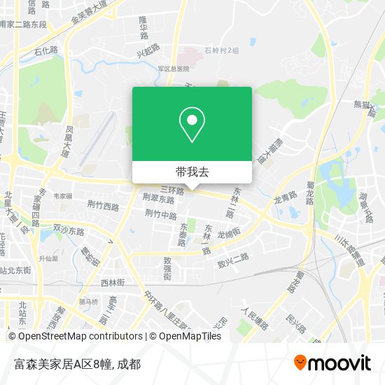 富森美家居A区8幢地图