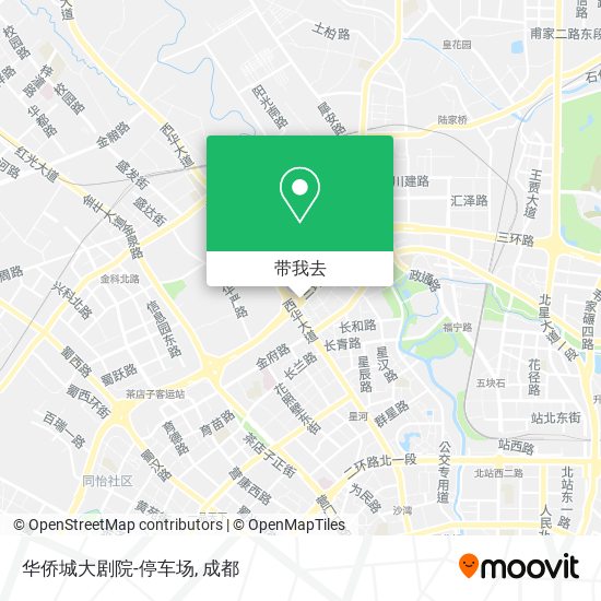 华侨城大剧院-停车场地图