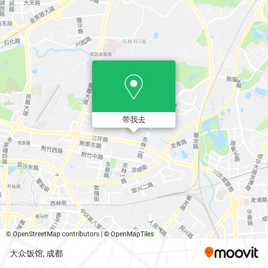 大众饭馆地图