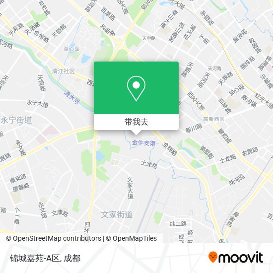 锦城嘉苑-A区地图