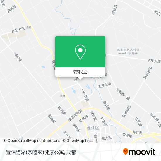 置信鹭湖(亲睦家)健康公寓地图