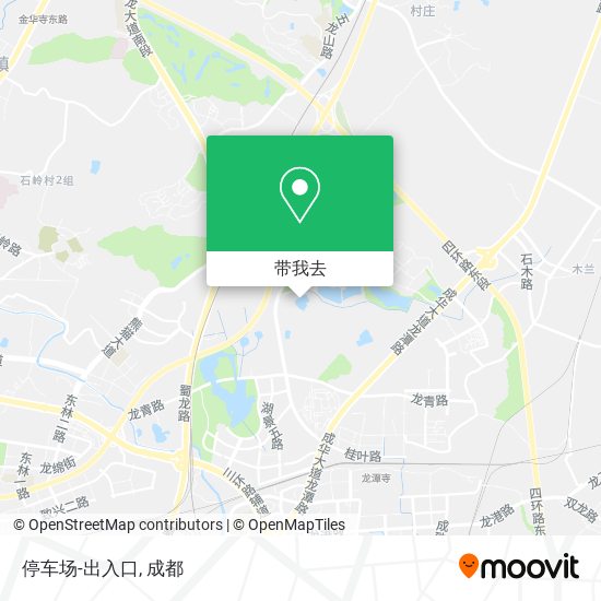 停车场-出入口地图