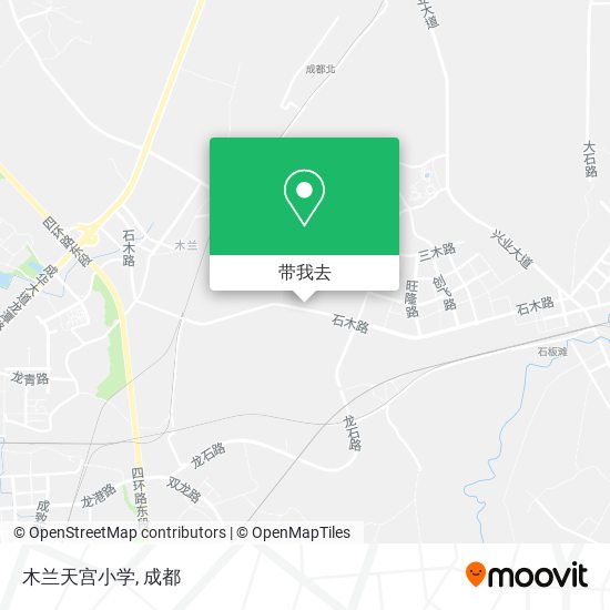 木兰天宫小学地图