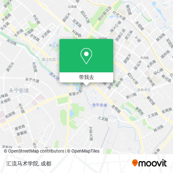 汇流马术学院地图