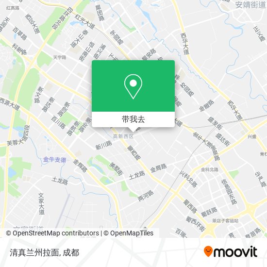 清真兰州拉面地图