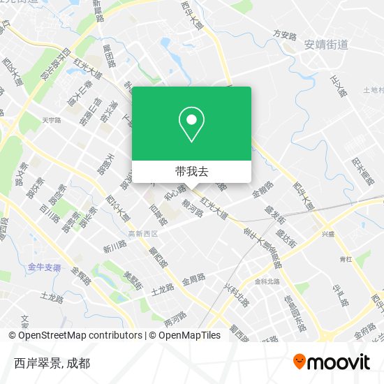 西岸翠景地图