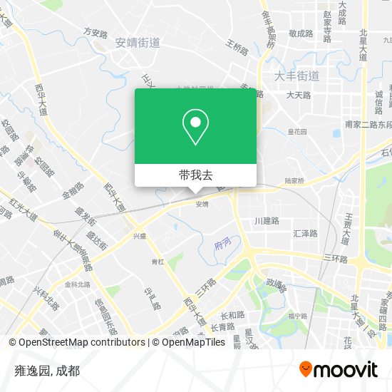 雍逸园地图