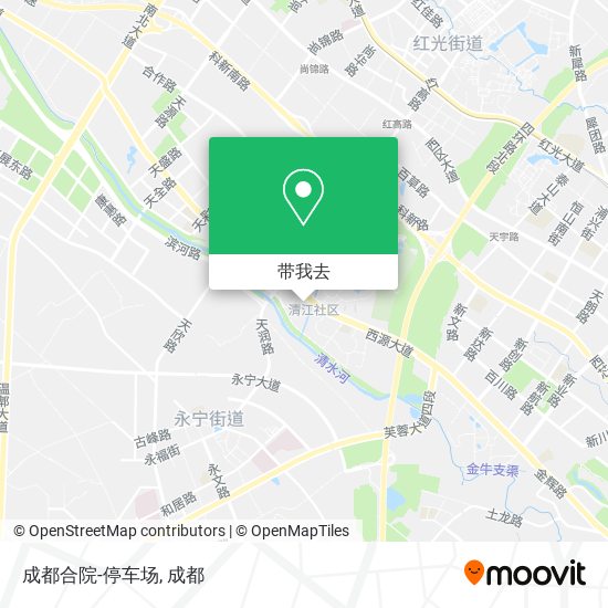 成都合院-停车场地图