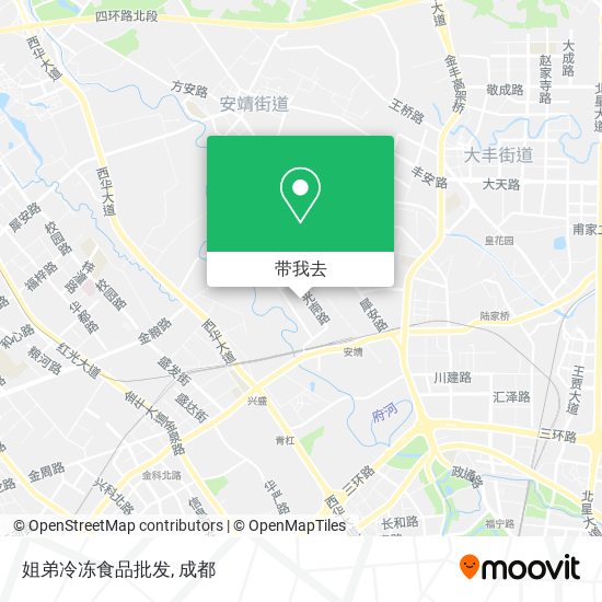 姐弟冷冻食品批发地图