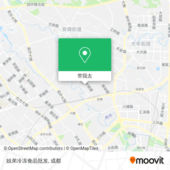姐弟冷冻食品批发地图