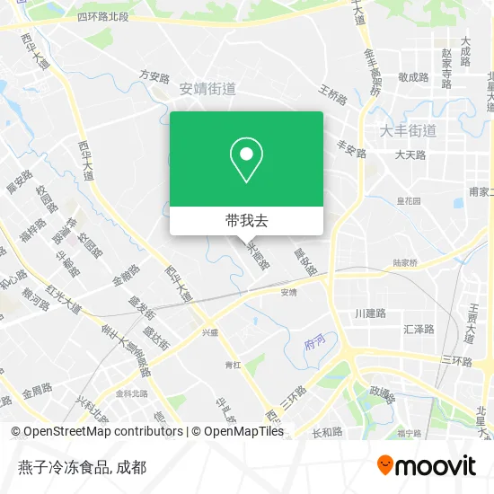 燕子冷冻食品地图