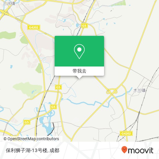 保利狮子湖-13号楼地图