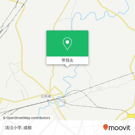 清洁小学地图