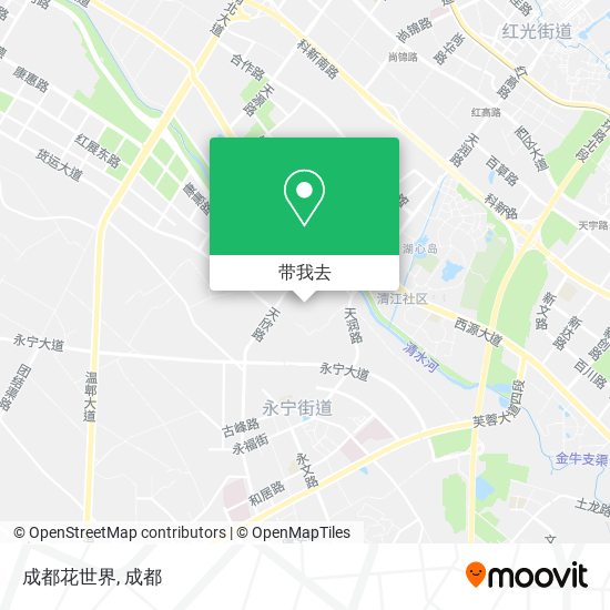 成都花世界地图