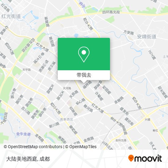 大陆美地西庭地图