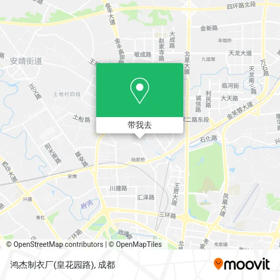 鸿杰制衣厂(皇花园路)地图