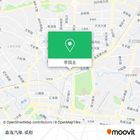 鑫逸汽修地图