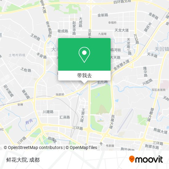 鲜花大院地图