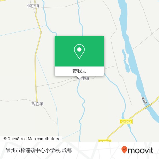 崇州市梓潼镇中心小学校地图