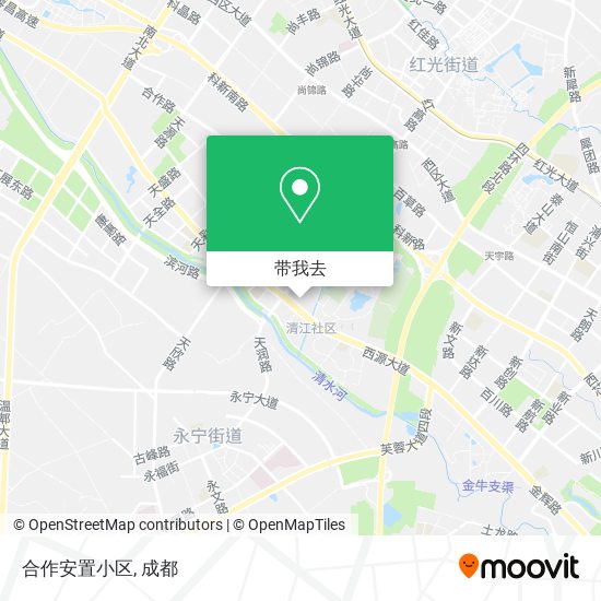 合作安置小区地图