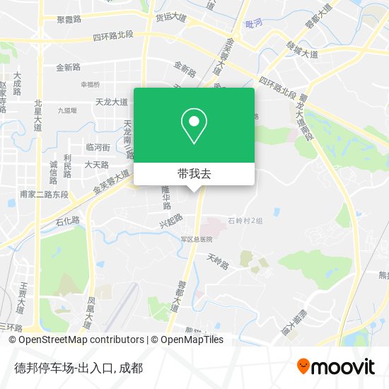 德邦停车场-出入口地图