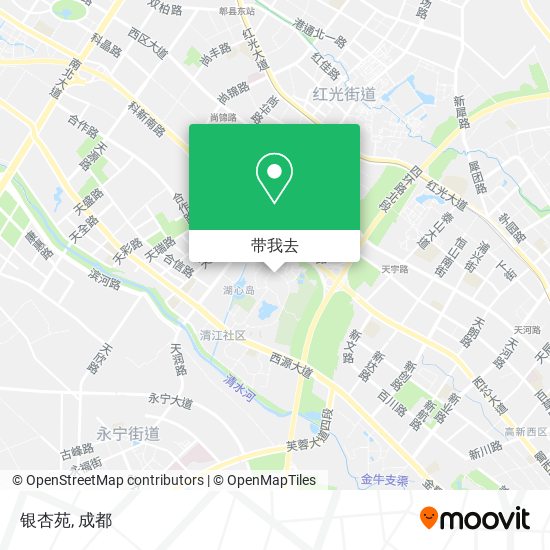 银杏苑地图